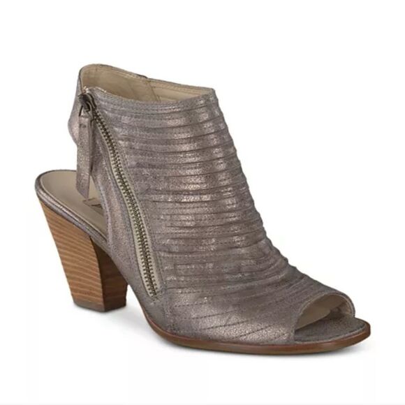 Paul Green Womans Cayanne Peep Toe High Heel Booties - Picture 1 of 9